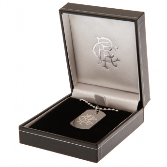 FC Rangers ogrlica s identifikacijskom pločicom za psa Engraved Dog Tag & Chain