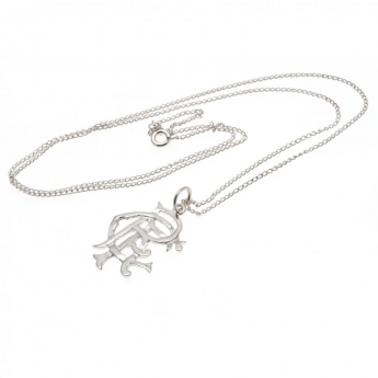 FC Rangers ogrlica s privjeskom Sterling Silver Pendant & Chain Small