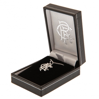 FC Rangers ogrlica s privjeskom Sterling Silver Pendant & Chain Medium