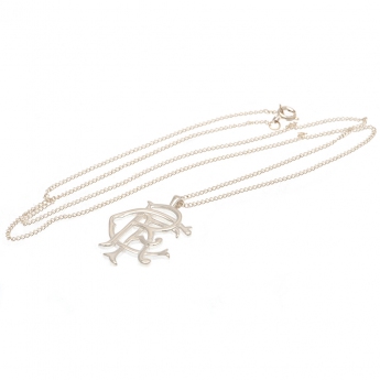 FC Rangers ogrlica s privjeskom Sterling Silver Pendant & Chain Fixed