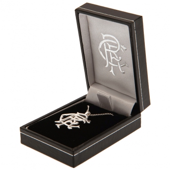 FC Rangers ogrlica s privjeskom Sterling Silver Pendant & Chain Fixed