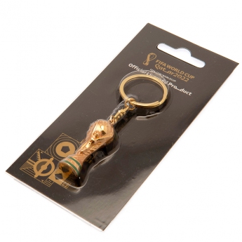 Nogometne reprezentacije privjesak za ključeve World Cup Qatar 2022 3D Trophy Keyring