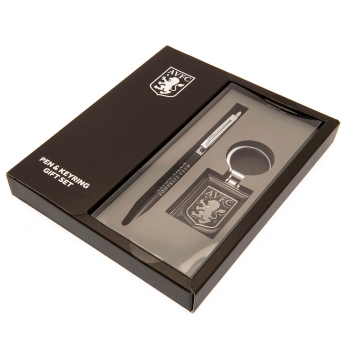 Aston Villa set privjesaka za ključeve i kemijska olovka Pen & Keyring Set
