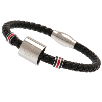 FC Rangers narukvica Colour Ring Leather Bracelet