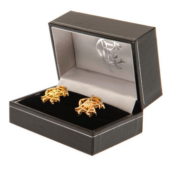 FC Rangers manšete Gold Plated RFC Cufflinks