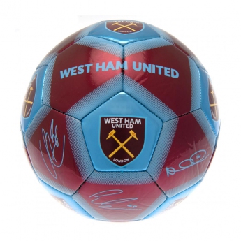 West Ham United nogometna mini lopta Skill Ball Signature size 1