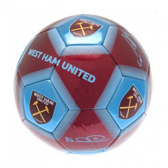 West Ham United nogometna mini lopta Skill Ball Signature size 1
