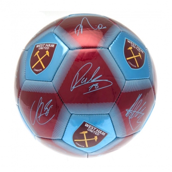 West Ham United nogometna mini lopta Skill Ball Signature size 1