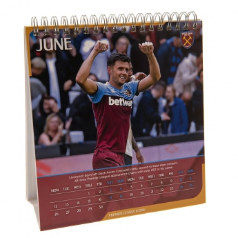 West Ham United kalendar Desktop Calendar 2023