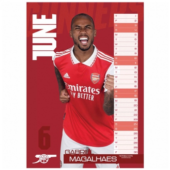 FC Arsenal kalendar A3 Calendar 2023