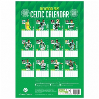 FC Celtic kalendar A3 Calendar 2023