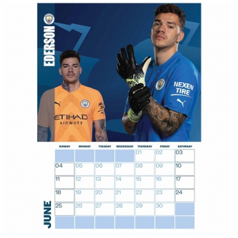 Manchester City kalendar A3 Calendar 2023