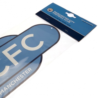 Manchester City zidni natpis Colour Retro Sign
