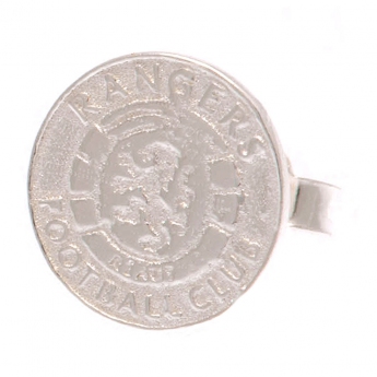 FC Rangers naušnice Ready Crest Sterling Silver Stud Earring