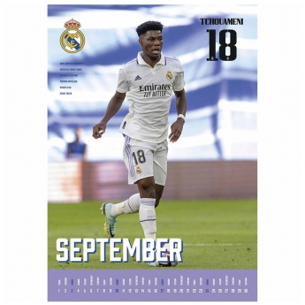 Real Madrid kalendar A3 Calendar 2023
