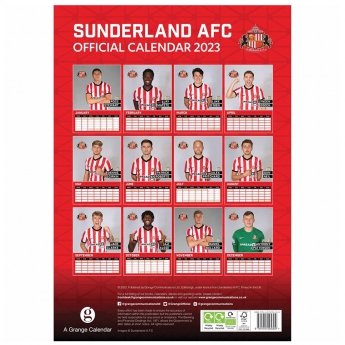 Sunderland kalendar A3 Calendar 2023