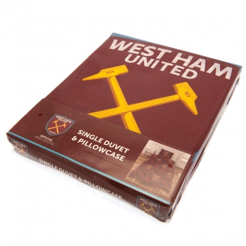 West Ham United posteljina za jedan krevet Single Duvet Set PC