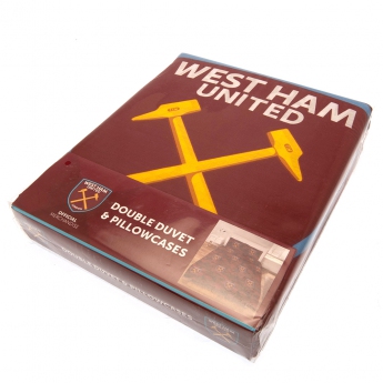 West Ham United posteljina za bračni krevet Double Duvet Set PC