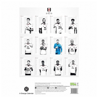 Fulham kalendar A3 Calendar 2023