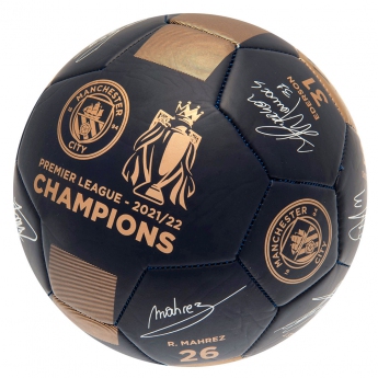 Manchester City nogometna lopta Premier League Champions Signature PH size 5
