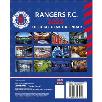 FC Rangers kalendar Desktop Calendar 2023