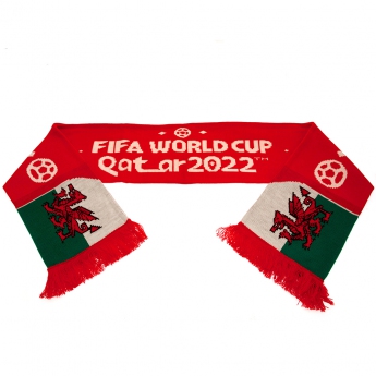 Nogometne reprezentacije zimski šal 2022 Wales Scarf