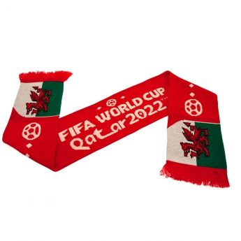 Nogometne reprezentacije zimski šal 2022 Wales Scarf