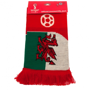 Nogometne reprezentacije zimski šal 2022 Wales Scarf