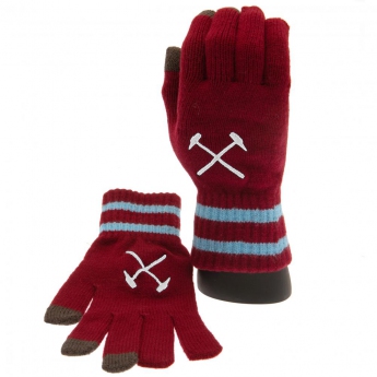 West Ham United dječje rukavice Touchscreen Knitted Gloves Youths