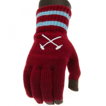 West Ham United dječje rukavice Touchscreen Knitted Gloves Youths