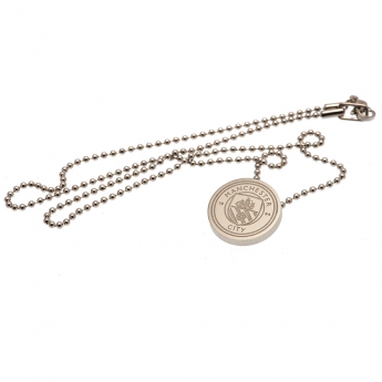 Manchester City ogrlica s privjeskom Stainless Steel Pendant & Chain