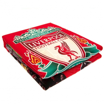 FC Liverpool posteljina za bračni krevet The Kop Double Duvet Set