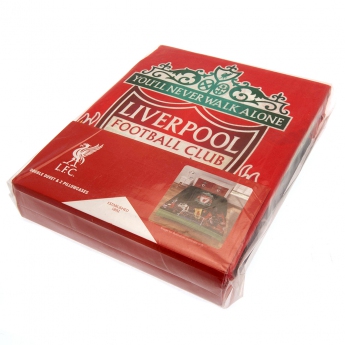 FC Liverpool posteljina za bračni krevet The Kop Double Duvet Set