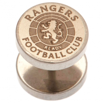 FC Rangers naušnice Ready Crest Stainless Steel Stud Earring