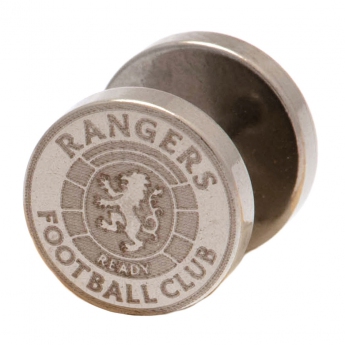 FC Rangers naušnice Ready Crest Stainless Steel Stud Earring
