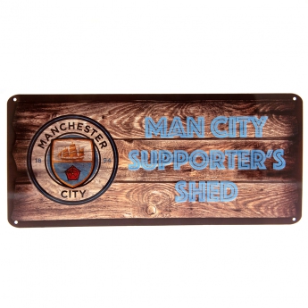Manchester City zidni natpis Shed Sign
