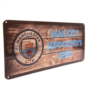 Manchester City zidni natpis Shed Sign