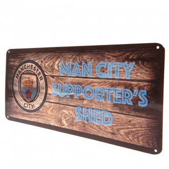 Manchester City zidni natpis Shed Sign