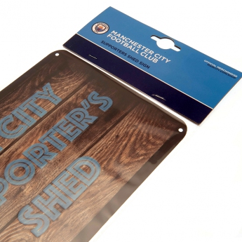 Manchester City zidni natpis Shed Sign