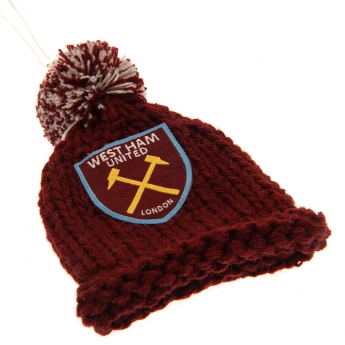 West Ham United kapa za auto Hanging Bobble Hat