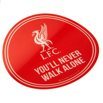 FC Liverpool naljepnica Single Car Sticker YNWA