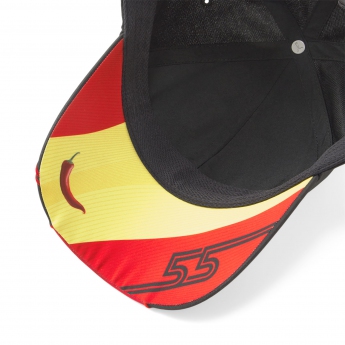 Ferrari kapa za bejzbol Sainz official red F1 Team 2023
