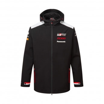 Toyota Gazoo Racing pánská bunda s kapucí Rain Black WRC 2023