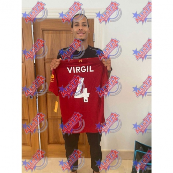 Legende uokvireni dres Liverpool FC Van Dijk Signed Shirt (Framed)