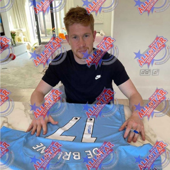 Legende uokvireni dresovi Manchester City FC De Bruyne & Foden Signed Shirts (Dual Framed)