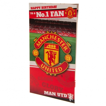 Manchester United čestitke Birthday Card No 1 Fan