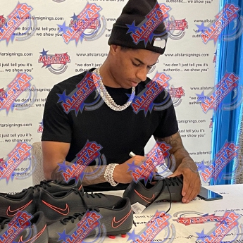 Legende uokvirena kopačka Manchester United FC Rashford Signed Boot (Framed)