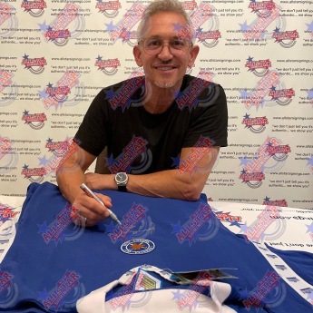 Legende nogometni dres Leicester City FC 1978 Lineker Signed Shirt