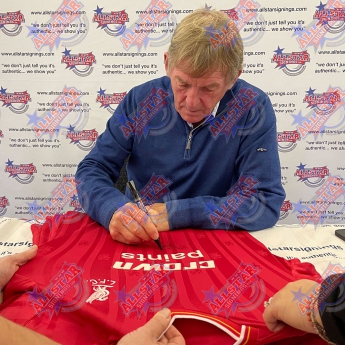 Legende uokvireni dres Liverpool FC 1986 Dalglish Signed Shirt Silhouette