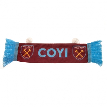 West Ham United mini šal za auto Mini Car Scarf